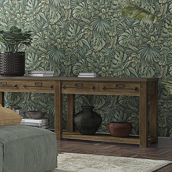 33304 -  Wallpaper Collection -  Jungle Leaves Design