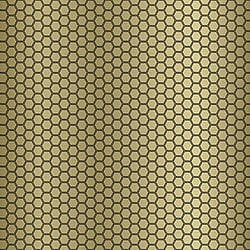 Galerie Wallcoverings Product Code 12631 - Ted Baker Fantasia Wallpaper Collection - Metallic Gold Black Colours - Hexie Design