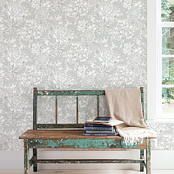 Galerie Wallcoverings Product Code 14000 - Ekbacka Wallpaper Collection - Grey Colours - Camille Design
