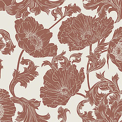 Galerie Wallcoverings Product Code 14024 - Ekbacka Wallpaper Collection - Red White Colours - Papaver Design