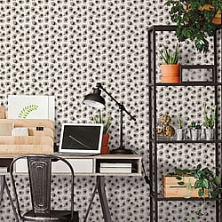 Galerie Wallcoverings Product Code 18536 - Into The Wild Wallpaper Collection - Silver Colours - Leopard Print Design