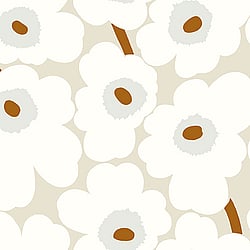 Galerie Wallcoverings Product Code 23351 - Marimekko 5 Wallpaper Collection - Grey White Cream Beige Black Colours - Marimekko Unikko Design