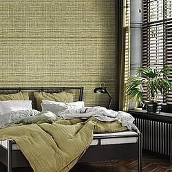 Galerie Wallcoverings Product Code 27100 - Pepper Wallpaper Collection - Mustard Colours - Wild Grass Design