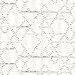Galerie Wallcoverings Product Code 30823 - Montego Wallpaper Collection - White Cream Colours - Textured Geometric Design