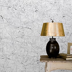 Galerie Wallcoverings Product Code 32803 - Perfecto 2 Wallpaper Collection - Light Grey Blue Colours - Crackle Texture Design