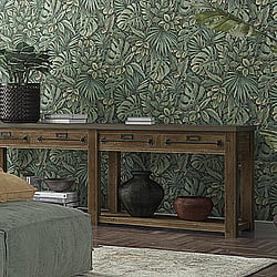 Galerie Wallcoverings Product Code 33304 - Eden Wallpaper Collection -  Jungle Leaves Design