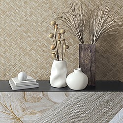 Galerie Wallcoverings Product Code 33309 - Eden Wallpaper Collection -  Rattan Design