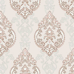 Galerie Wallcoverings Product Code 42524 - Opulence Wallpaper Collection - Pink Colours - Large Damask Design
