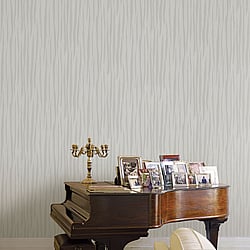 Galerie Wallcoverings Product Code 42561 - Italian Textures 3 Wallpaper Collection - Greige Colours - Pleated Texture Design