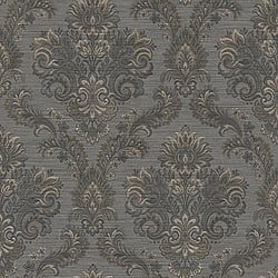 Galerie Wallcoverings Product Code 4619 - Italian Glamour Wallpaper Collection - Black Colours - Italian Damask Design