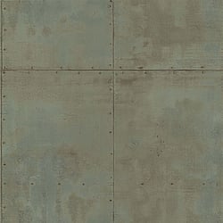 Galerie Wallcoverings Product Code 51193004 - Metropolitan Wallpaper Collection - Grey Colours - Industrial Plate Design