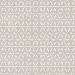 Galerie Wallcoverings Product Code 58104G - Geo Wallpaper Collection - Grey White Beige Gold Colours - Geo Flower Design