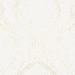 Galerie Wallcoverings Product Code 58230 - Classique Wallpaper Collection - Cream Pearl Gold Colours - Marble Helix Design