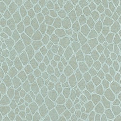 Galerie Wallcoverings Product Code 59117 - Merino Wallpaper Collection - Green Blue Colours - Metallic Print Design