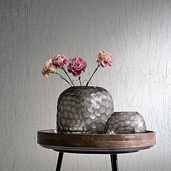 Galerie Wallcoverings Product Code 63416 - Natural Opulence Wallpaper Collection - Silver Colours - Crushed Design