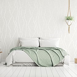 Galerie Wallcoverings Product Code 64640 - Slow Living Wallpaper Collection - Ivory White Colours - Connection Ivory White Design