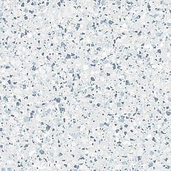 Galerie Wallcoverings Product Code 7376 - Evergreen Wallpaper Collection - Blue Mica Colours - Terrazzo Design
