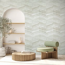 Galerie Wallcoverings Product Code 81322 - Salt Wallpaper Collection - Sage Colours - Vetro Design