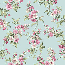 Galerie Wallcoverings Product Code 84006 - Cottage Chic Wallpaper Collection - Tiffany Colours - Ramabe Edra Design