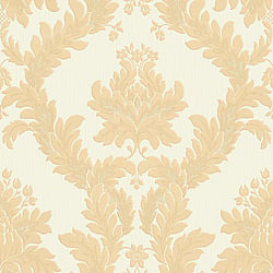 Galerie Wallcoverings Product Code 95122 - Ornamenta Wallpaper Collection - Gold Colours - Classic Damask Design