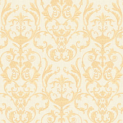 Galerie Wallcoverings Product Code 95504 - Ornamenta Wallpaper Collection - Gold Colours - Toscano Damask Design