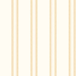 Galerie Wallcoverings Product Code 95714 - Ornamenta Wallpaper Collection - White Gold Colours - Regency Stripe Design
