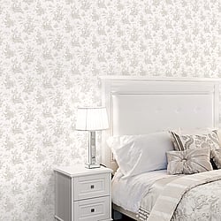 Galerie Wallcoverings Product Code AB27655 - Abby Rose 4 Wallpaper Collection - Beige Colours - Toile Design