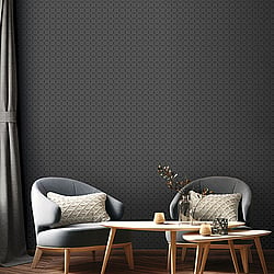 Galerie Wallcoverings Product Code ED13097 - Ted Baker Eden Wallpaper Collection - Charcoal Black Colours - Chesnut Design