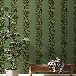 Galerie Wallcoverings Product Code ED13135 - Ted Baker Eden Wallpaper Collection - Green Orange Black Colours - Compala Design