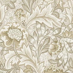 Galerie Wallcoverings Product Code ET12307 - Arts And Crafts Wallpaper Collection - Beige Tan Cream Colours - Acanthus Garden Design