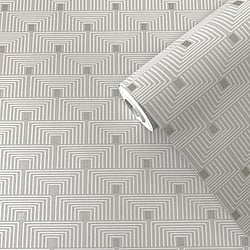 Galerie Wallcoverings Product Code F-PL3002 - Boutique Wallpaper Collection - Cream Colours - Geo Key Design
