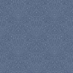 Galerie Wallcoverings Product Code FH37546 - Homestyle Wallpaper Collection - Navy Blue Colours - Distressed Paisley Design