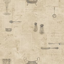 Galerie Wallcoverings Product Code G12292 - Kitchen Recipes Wallpaper Collection -   