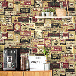 Galerie Wallcoverings Product Code G12297 - Kitchen Recipes Wallpaper Collection -   