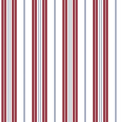 Galerie Wallcoverings Product Code G23066 - Deauville 2 Wallpaper Collection - Red Navy Blue White Colours - Two Colour Stripe Design