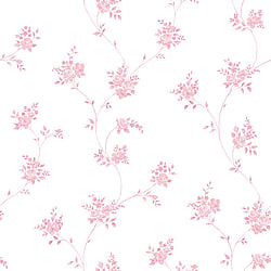 Galerie Wallcoverings Product Code G23245 - Floral Themes Wallpaper Collection - Pink Colours - Floral Trail Design