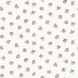 Galerie Wallcoverings Product Code G23276 - Country Cottage Wallpaper Collection - Red Green Yellow Colours - Floral Motif Design