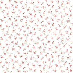 Galerie Wallcoverings Product Code G23283 - Country Cottage Wallpaper Collection - Pink Green Colours - Petite Floral Trail Design