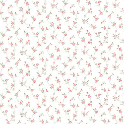 Galerie Wallcoverings Product Code G23286 - Floral Themes Wallpaper Collection - Red Colours - Petite Floral Trail Design