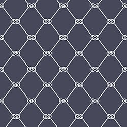 Galerie Wallcoverings Product Code G23346 - Deauville 2 Wallpaper Collection - Navy Blue White Colours - Nautical Rope Design
