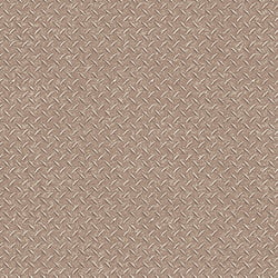 Galerie Wallcoverings Product Code G45173 - Steampunk Wallpaper Collection - Bronze Brown Colours - Diamond Plate Design