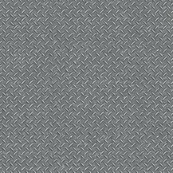 Galerie Wallcoverings Product Code G45174 - Nostalgie Wallpaper Collection - Silver Grey Colours - Diamond Plate Design