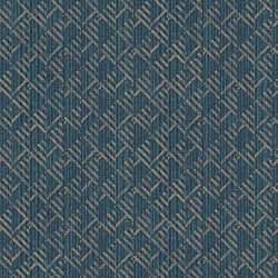 Galerie Wallcoverings Product Code G56582 - Texstyle Wallpaper Collection - Turquoise Navy Colours - Block Flock Design