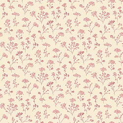 Galerie Wallcoverings Product Code G67872 - Miniatures 2 Wallpaper Collection - Red Cream Colours - Cow Parsley Design
