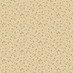 Galerie Wallcoverings Product Code G67921 - Miniatures 2 Wallpaper Collection - Cream Green Pink Blue Colours - Small Floral Trail Design