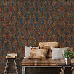 Galerie Wallcoverings Product Code G68015 - Utopia Wallpaper Collection -  Arch Array Design