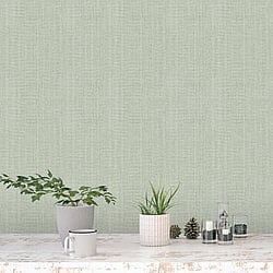 Galerie Wallcoverings Product Code G78327 - Bazaar Wallpaper Collection - Green Colours - Moss Stripe Design
