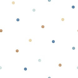 Galerie Wallcoverings Product Code G78366 - Tiny Tots 2 Wallpaper Collection - Blue Beige Colours - Dots Design