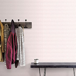 Galerie Wallcoverings Product Code GX37612 - Geometrix Wallpaper Collection - Pink Grey Colours - Zig Zag Design