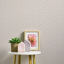 Galerie Wallcoverings Product Code MC61023 - Maison Charme Wallpaper Collection - Blue, Cream, Green Colours - This timeless small-scale forget me not pattern is wonderfully useable and a great coordinate. Traditionally, forget me not flowers have carried a symbolic meaning of remembrance and true and eternal love. A great choice for any homely environment.  Available in a choice of three colourways, this wallpaper is shown here in light blue. An organic textural ground adds a relaxed feel to this stylish design. Design